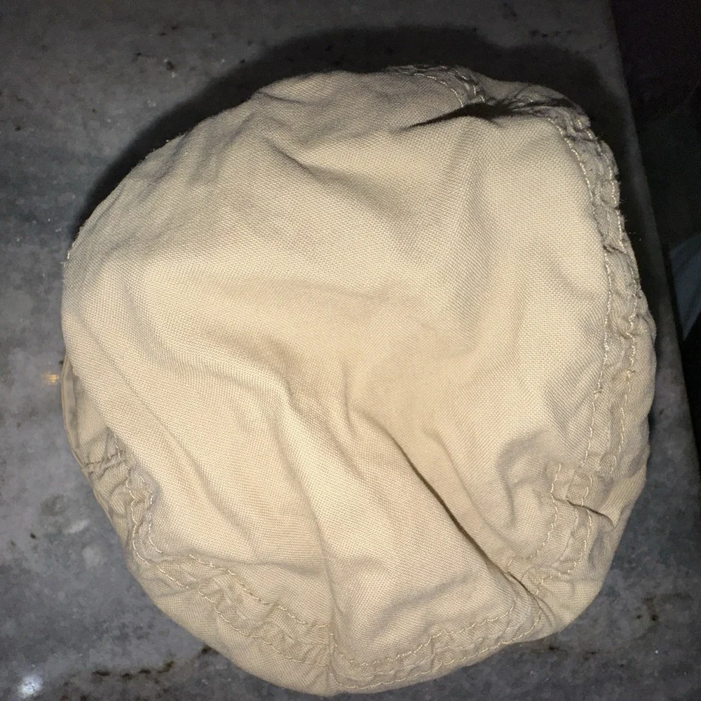 Y2K Old Navy Bucket Hat Kids‎ 4T-5T Khaki Tan Embroidered Summer Fishing
